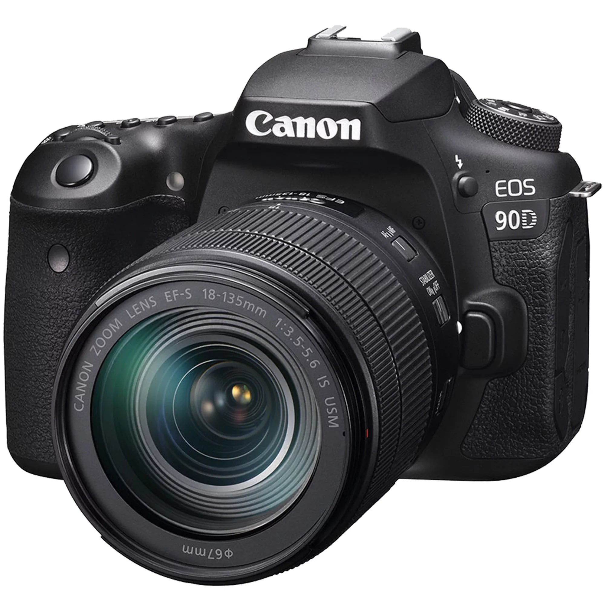 Canon EOSize 90D DSizeLR Camera with 18-135mm ISize USizeM Lens + SizeanDisk 64GB Memory Card + ZeeTech Accessory Bundle