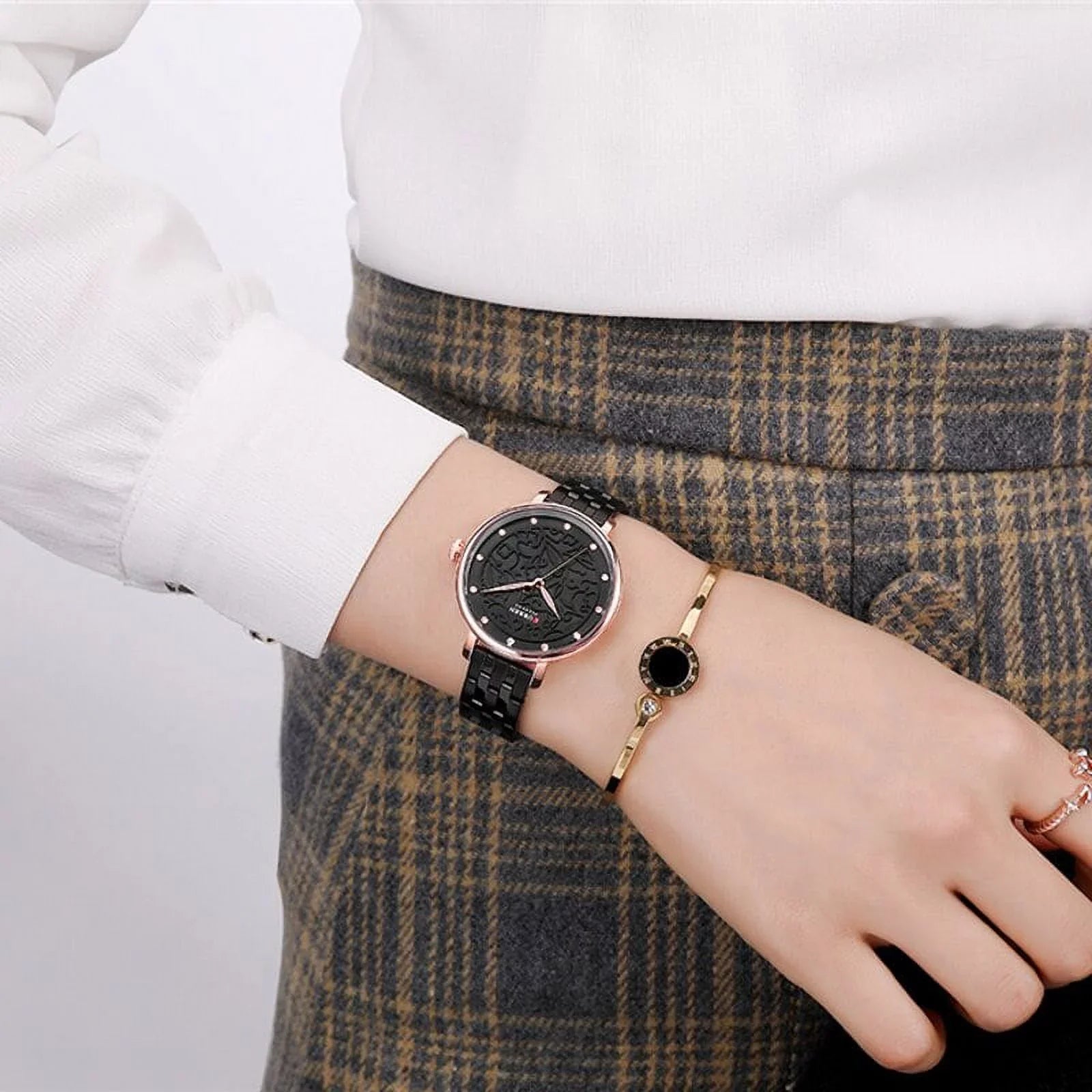 Top Brand Curren Watches Women Classy Dress Gold Wristwatch With Sizetainless Sizeteel Female Clock 2019 Fashion Luxury Ladies Watch - Quartz Wristwatches