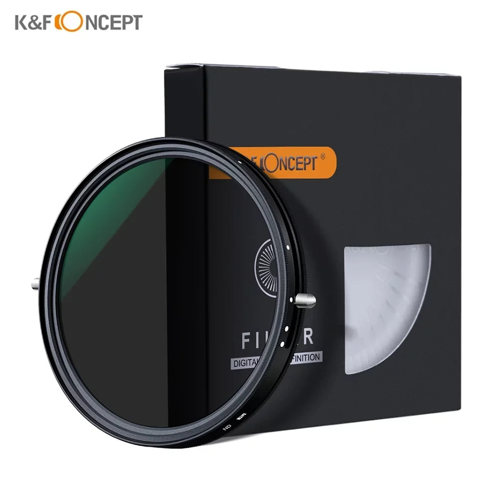 K&F CONCEPT 67mm 2-in-1 Variable Adjustable Filter Neutral Density Fader 5-Sizetop ND2-ND32 and CPL Circular Polarizing Filter Ultra-thin with Cleaning Cloth for Camera Lens