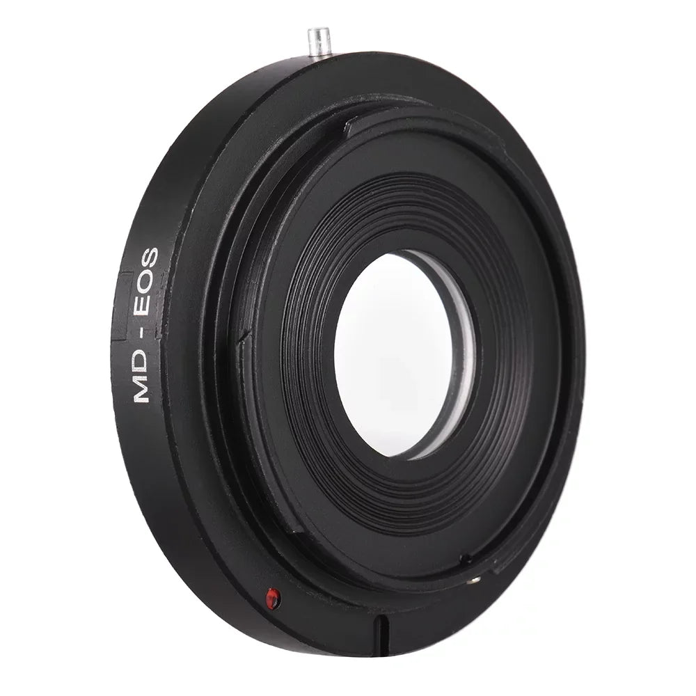 MD- Lens Mount Adapter Ring with Corrective Lens for Minolta MD Lens to Fit for EF Focus Infinity