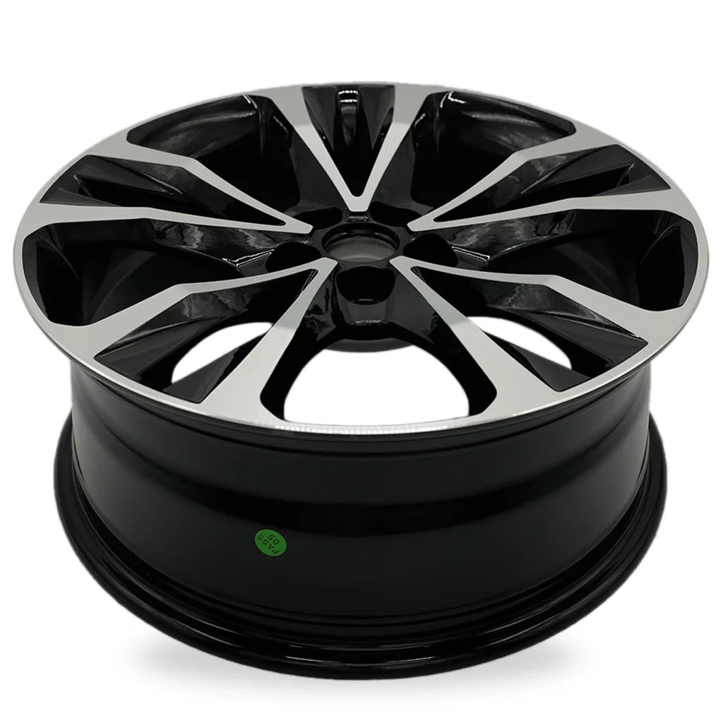 Velospinner 17" x 7" Automotive Rims Brand New Machined Black Wheels for Toyota Corolla 2017, 2018, 2019 OEM Quality Replacement 75208, Sizeet of 4