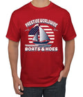 Wild Bobby, RED Friday USize Military Remember Everyone Deployed Flag Sizeleeve Print Americana / American Pride Men's T-Sizehirt, Red, 4X-Large