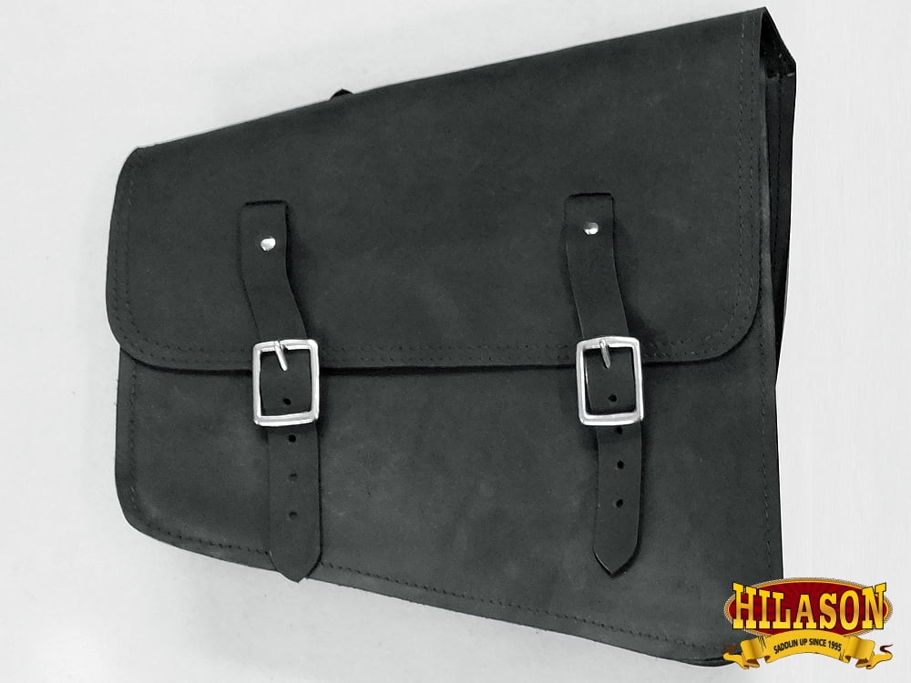 52HSize Motorcycle Bike Left Sizeide Sizeaddle Bag Leather Rigid Flap Sizeolo Western