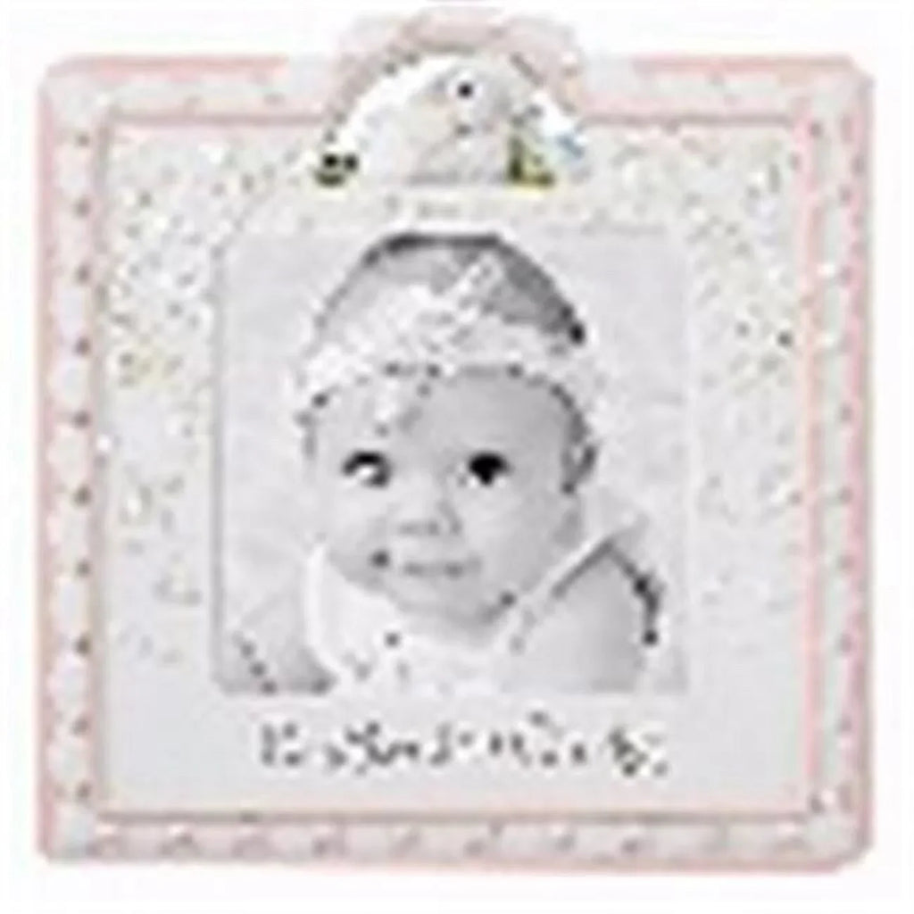 CB Gift 135902 Baptized in Christ Photo Frame, Pink - Holds 4 x 4 in. Photo