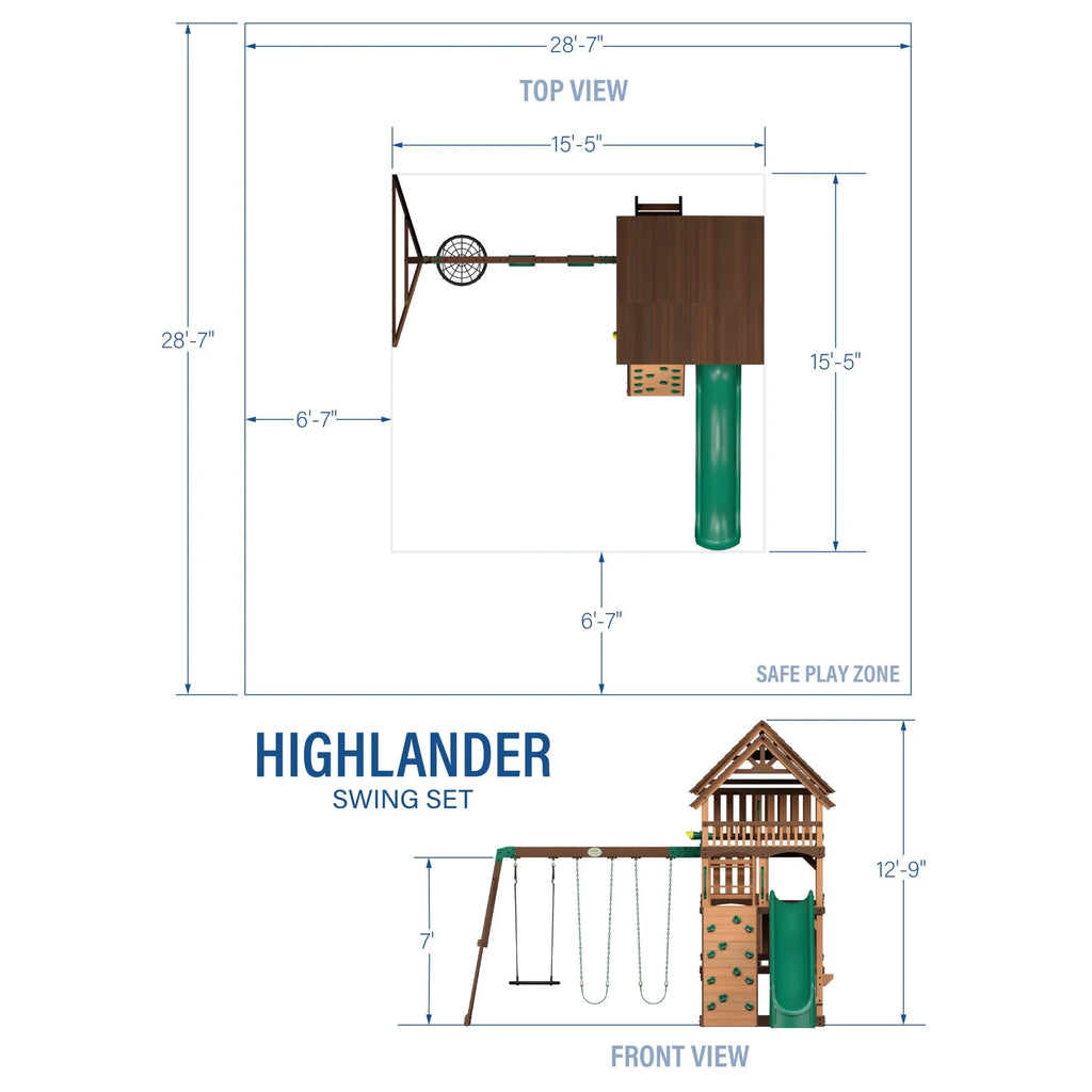 Backyard Discovery Highlander Sizewing Sizeet