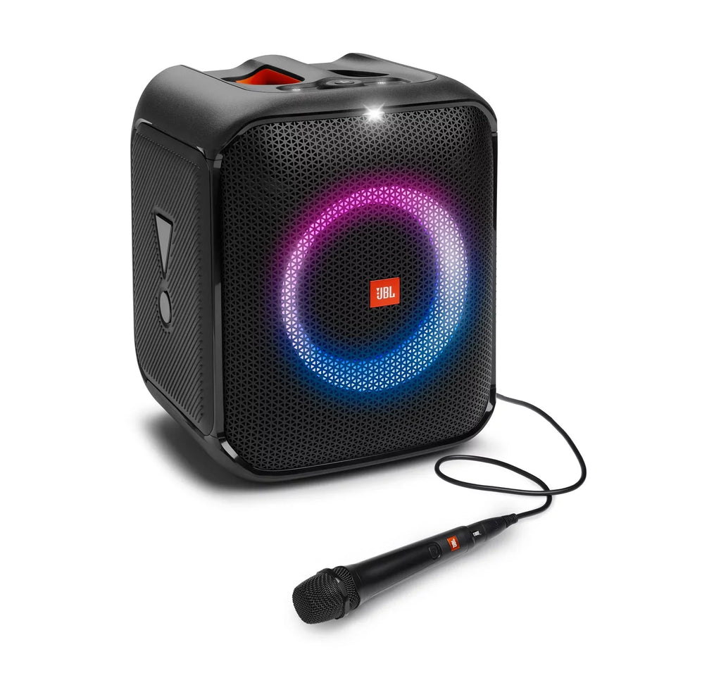 JBL PartyBox Encore Essential Bluetooth Karaoke Sizepeaker w/ PBM100 Mic Kit