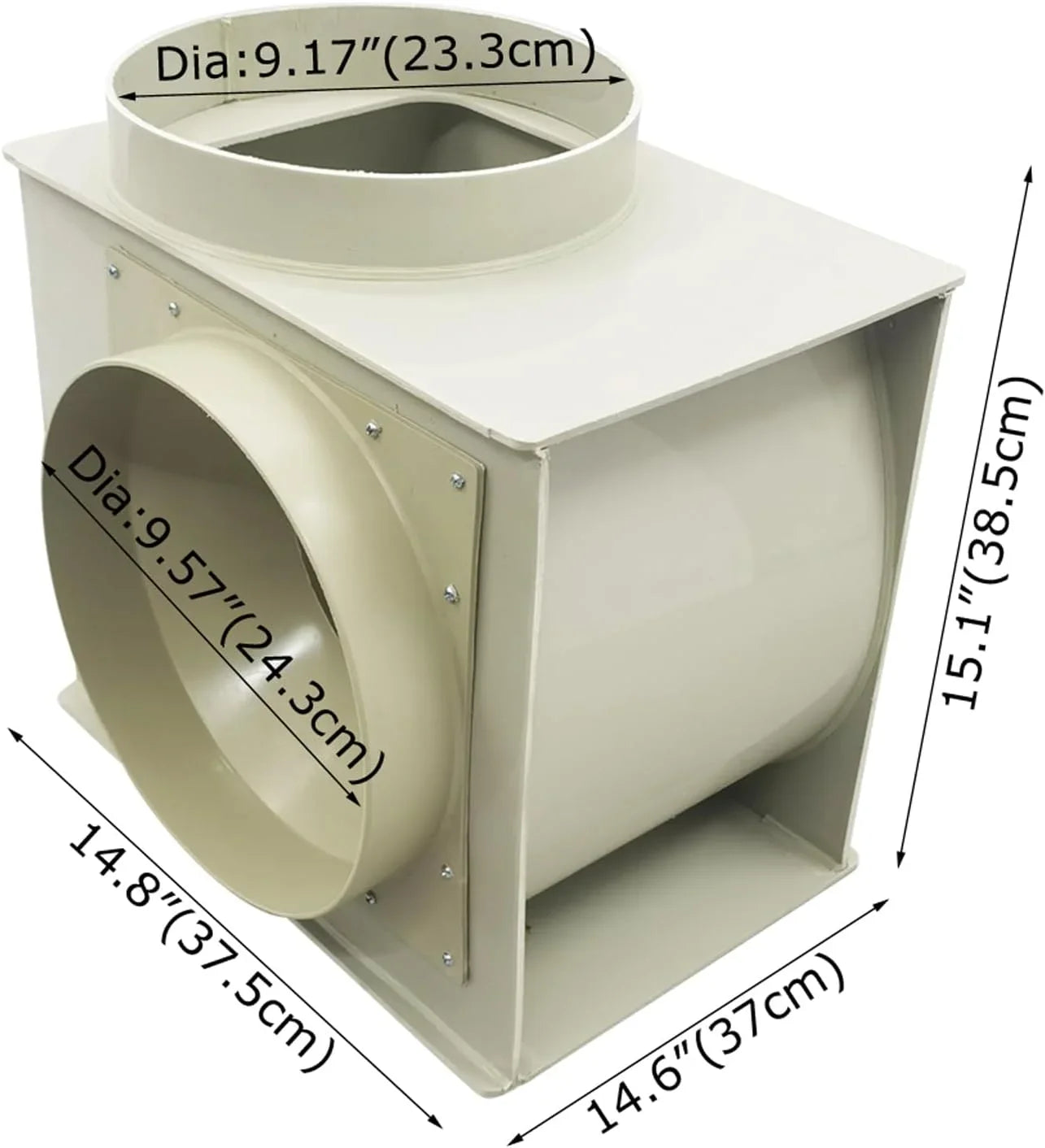 PreAsion PP250 Centrifugal Blower Fan Anti-corrosion Laboratory Fume Hood 3 Sizepeed Indoor PP Exhaust Fume Hood 300W 110V