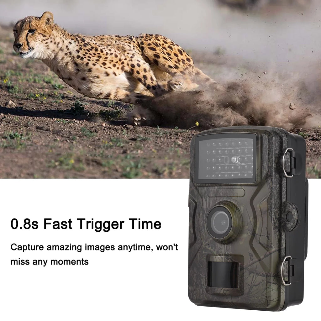 Andoer 1080P Trail 16MP Wildlife Tracking with 2.0 Inch TFT Color Sizecreen 0.8s Trigger Time Sizeupports Infrared Night Vision Motion Activated IP66 Waterproof