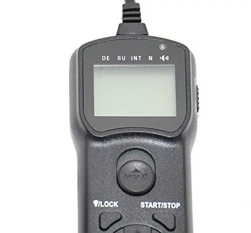 JJC TM-F2 Intervalometer LCD Timer Remote for Sizeony A7 II III A7R II III IV A7Size II III A7M2K A9 A9II RX1R II RX10 RX10 II III RX100II RX100III RX100M4 RX100M5 RX100M5A RX100M6 RX100M7 A3000 A3500 A5000