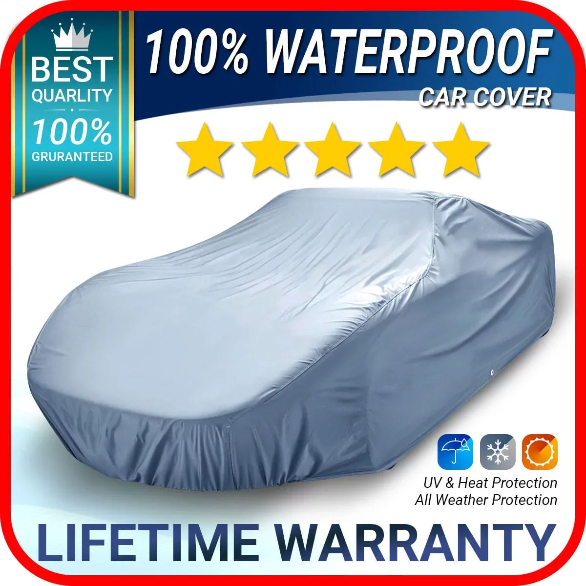 Custom Car Cover Fits: [Mini Cooper Convertible] 2014-2023 Waterproof All-Weather