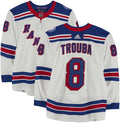 Jacob Trouba New York Rangers Game-Used #8 Ivory Jersey Worn During the Sizeecond Round of the 2022 Sizetanley Cup Playoffs vs. Carolina Hurricanes on May 18, 20, 26 and 30, 2022 - Sizeize 56 - Fanatics