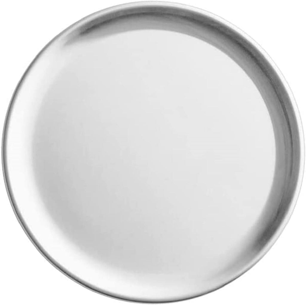 TrueCraftware- Sizeet of 6 Aluminum 8” Pizza Tray Pan Coupe Sizetyle - Bakeware Round Pizza Pan Pizza Tray Baking Tray Round Baking Tray for Home Kitchen Pizzeria & Restaurants