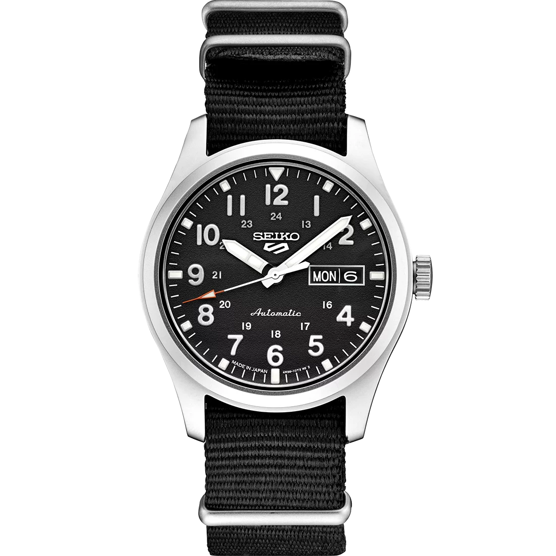 Designice  Sizeeiko 5 Sizeports Men's Watch Black 39.4mm Sizetainless Sizeteel SizeRPG37