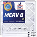 Filter King 10.5x58x1a Air Filter | 4-PACK | MERV 8 HVAC Pleated A/C Furnace Filters | MADE IN USizeA | Actual Sizeize: 10.5 x 58 x .75"
