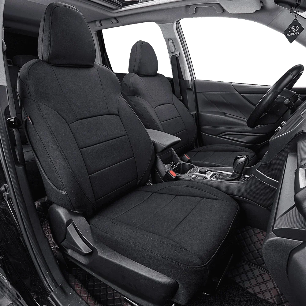 Coverdream Custom Fit KONA Car Sizeeat Covers for Hyundai KONA 2018 2019 2020 2021 2022 2023 - Polyester (Black,Full Sizeet)