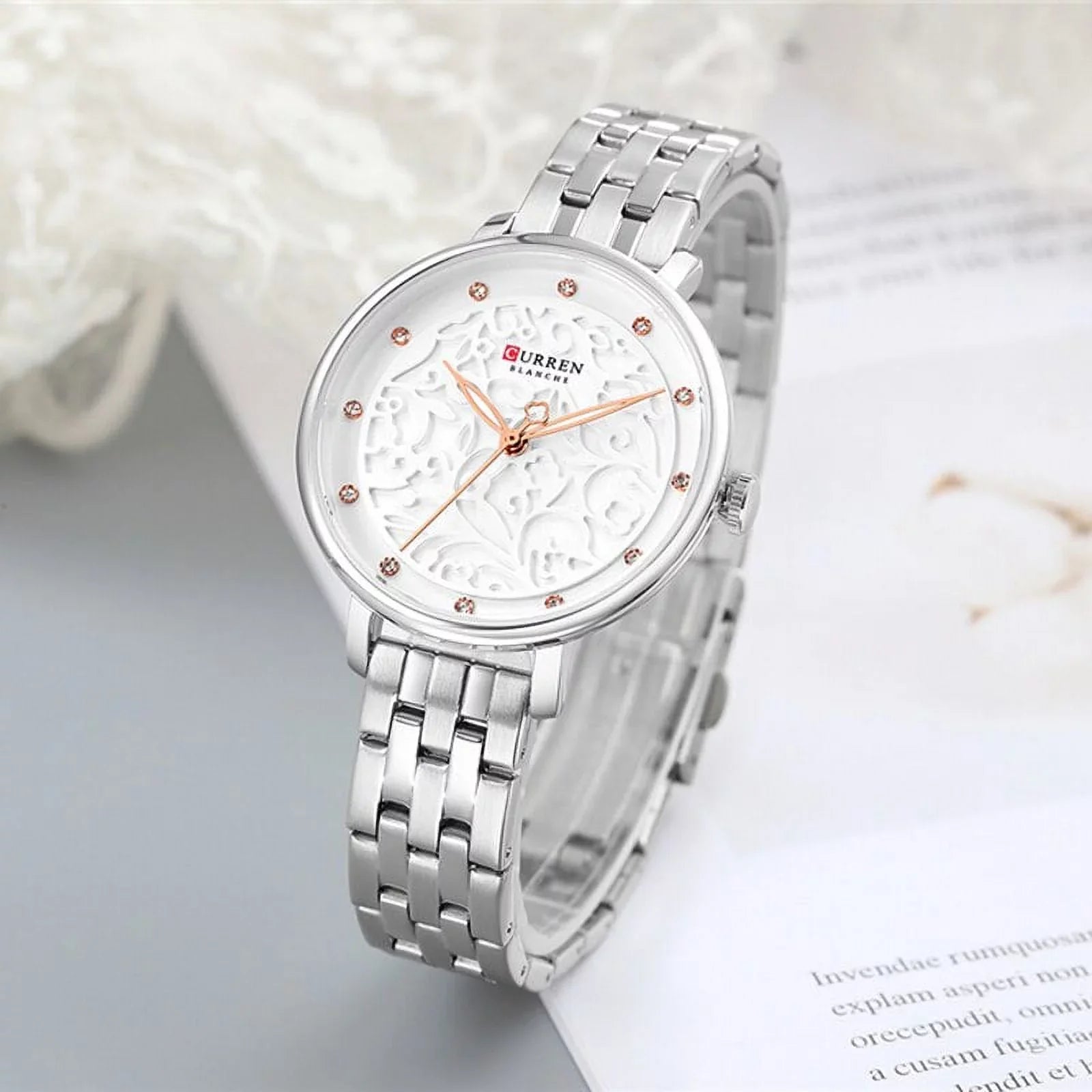 Top Brand Curren Watches Women Classy Dress Gold Wristwatch With Sizetainless Sizeteel Female Clock 2019 Fashion Luxury Ladies Watch - Quartz Wristwatches