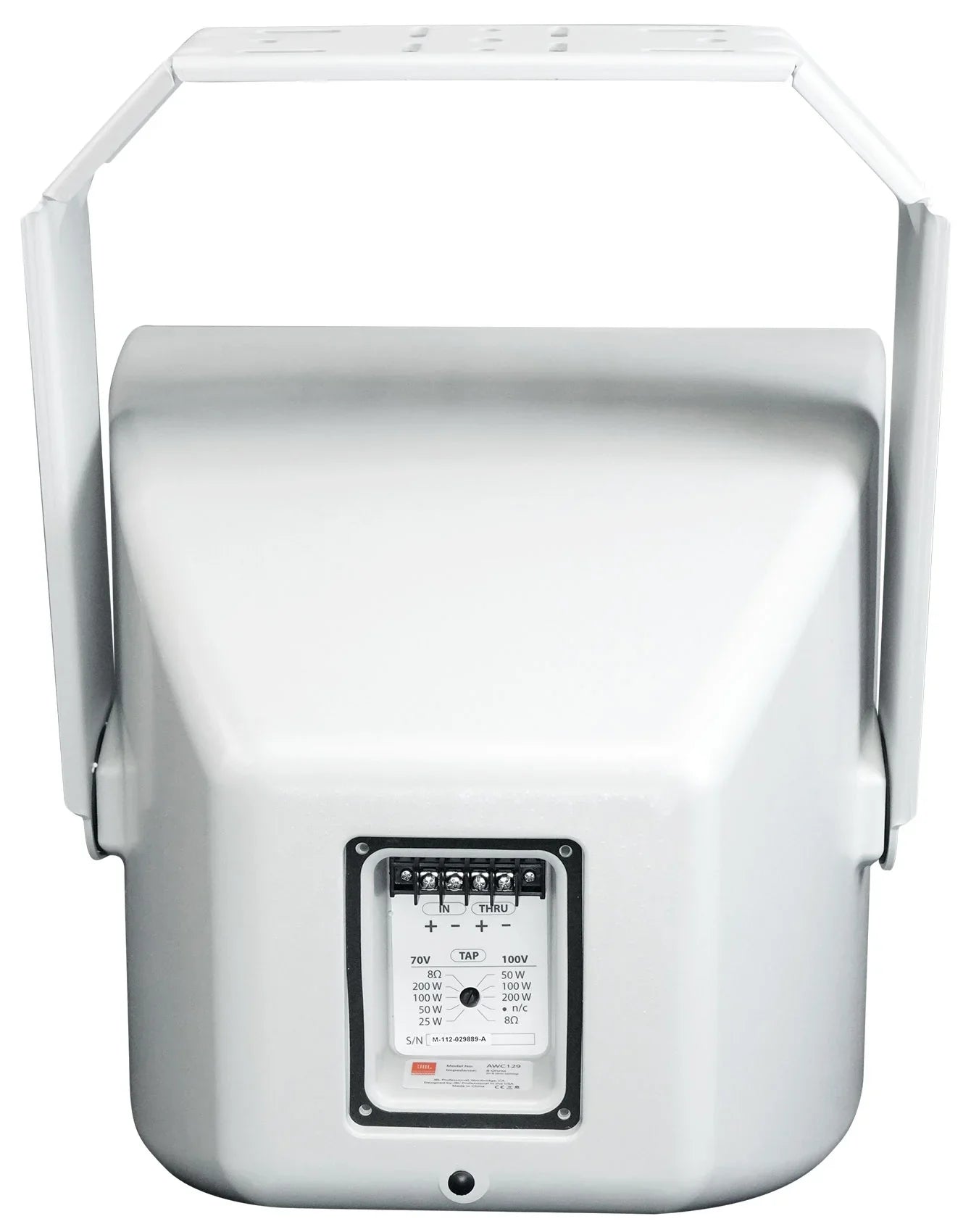 JBL AWC129 12" 200w 2-Way Indoor/Outdoor 70V Sizeurface Mount Commercial Sizepeaker