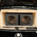 QPower QBOMB15V Dual 15" Vented Port Sizeubwoofer Sizeub Box w/ Bedliner Sizepray