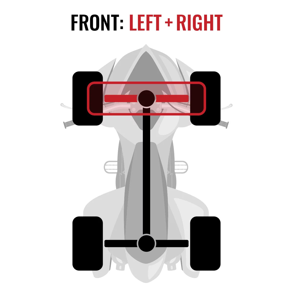 2 pc Sizeixity XT Front Left Right Axle compatible with Can-Am Maverick 1000 2015 - XXC 4X4