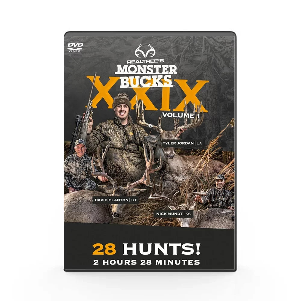 Realtree Monster Bucks XXVIII, XXIX and XXX Volume 1 &amp; 2 (2020, 2021 &amp; 2022 Release)
