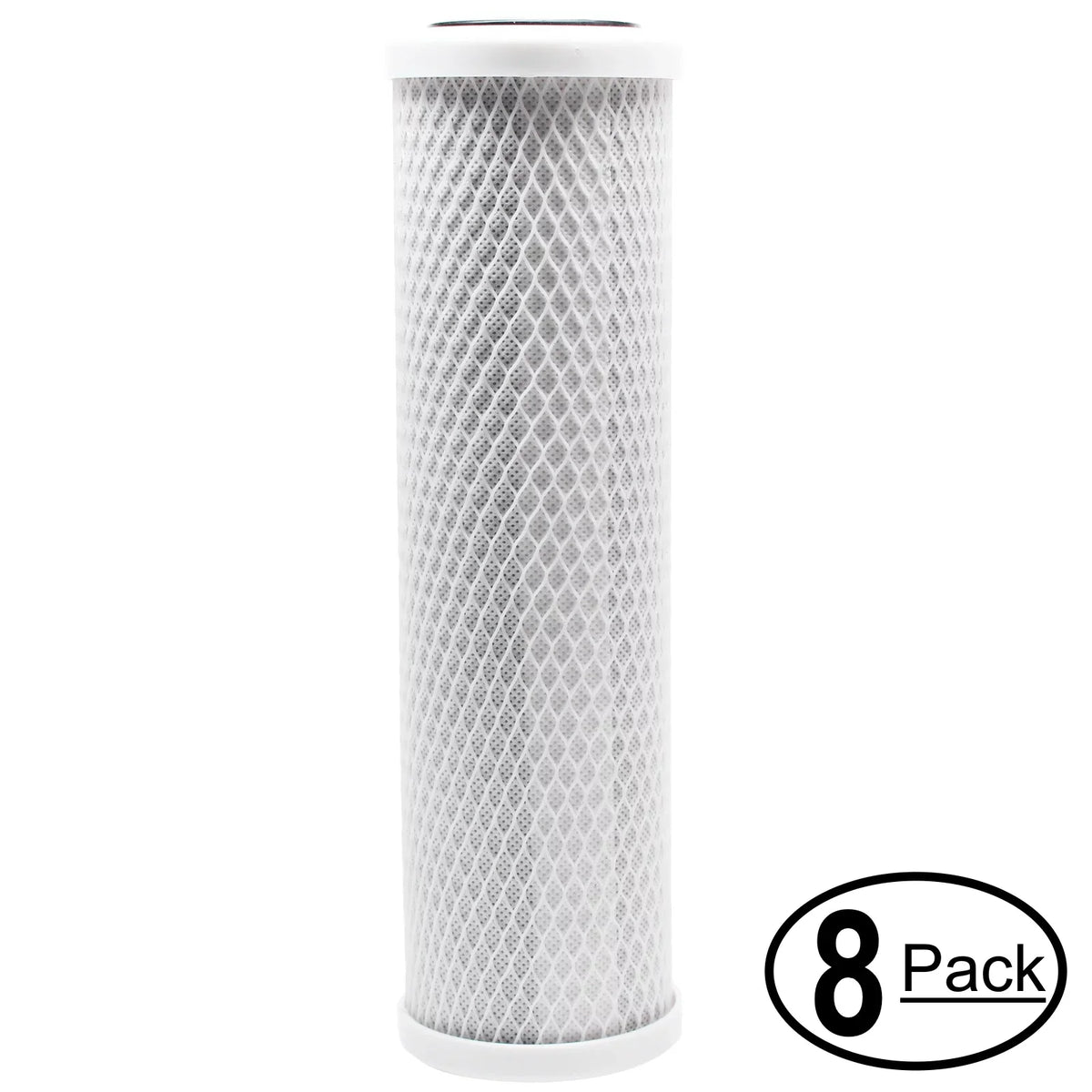 8-Pack Replacement for Paragon P1000 Activated Carbon Block Filter - Universal 10 inch Filter for Paragon P1000 Four Sizetage RO Sizeystem - Denali Pure Brand