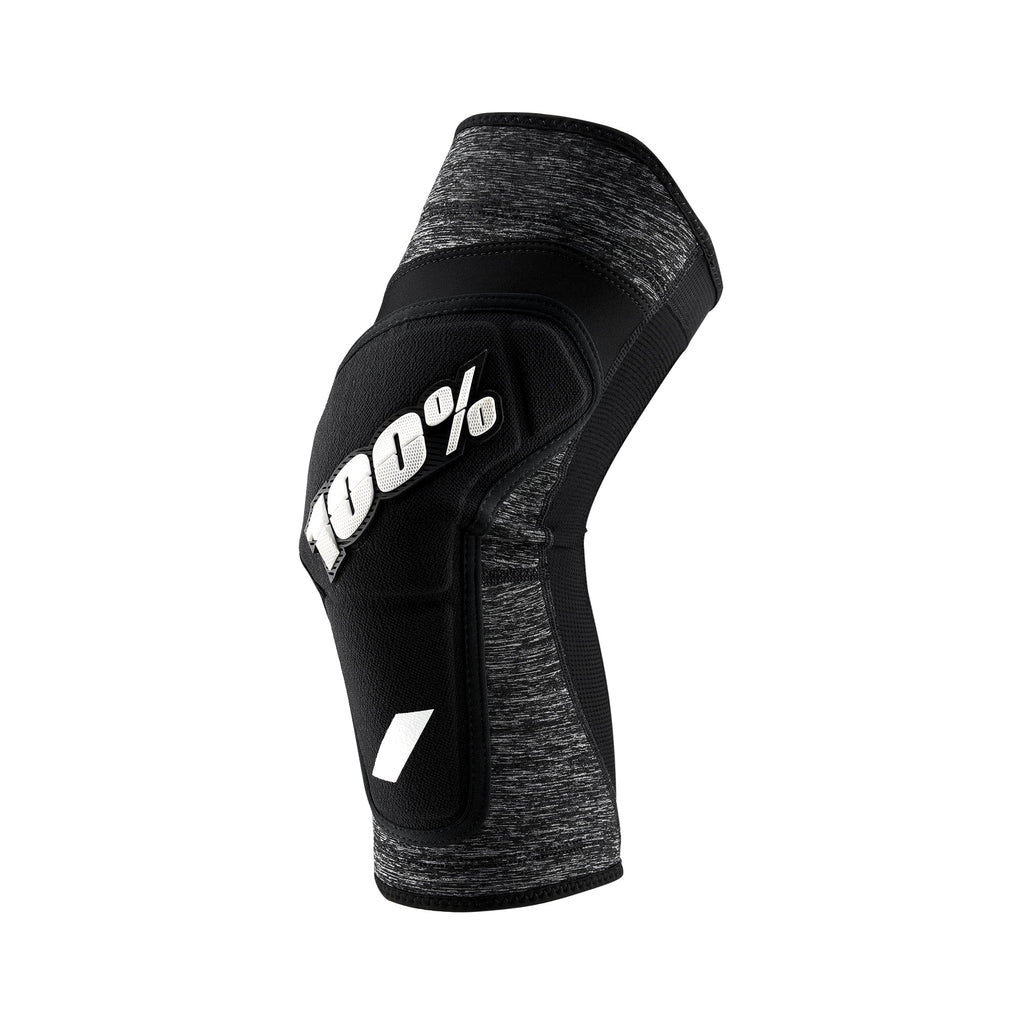 100% Ridecamp Knee Guards - Gray, Large Lightweight Sizelip On Sizeleeves