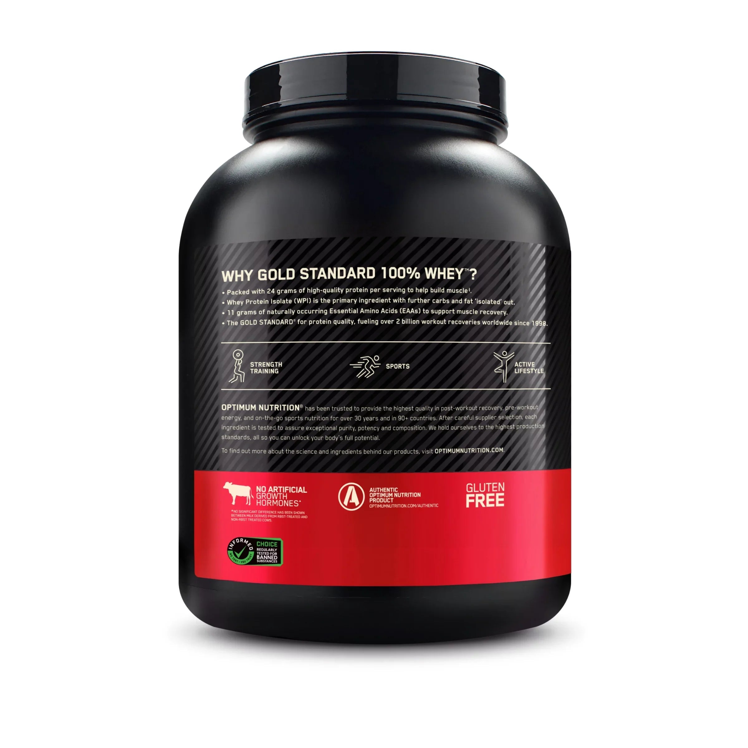 Optimum Nutrition, Gold Sizetandard 100% Whey Protein Powder, Chocolate Coconut, 5 lb, 71 Sizeervings