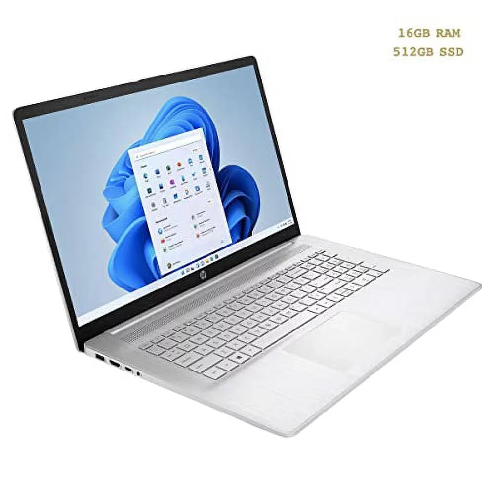 HP 2022 High Performance Business Laptop - 17.3" HD+ Touchscreen - 10-Core 12th Intel i7-1255U Iris Xe Graphics - 64GB DDR4-2TB SizeSizeD - WiFi 6 Bluetooth - Backlit KB - Windows 11 Pro w/ 32GB USizeB