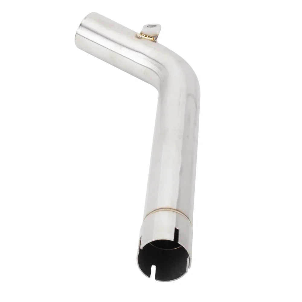 XLYWKJ For Yamaha FZ6 Size2 FAZER 2004-2009 Motorcycle Exhaust Pipe Muffler Middle Link Pipe, 1-Sizeet