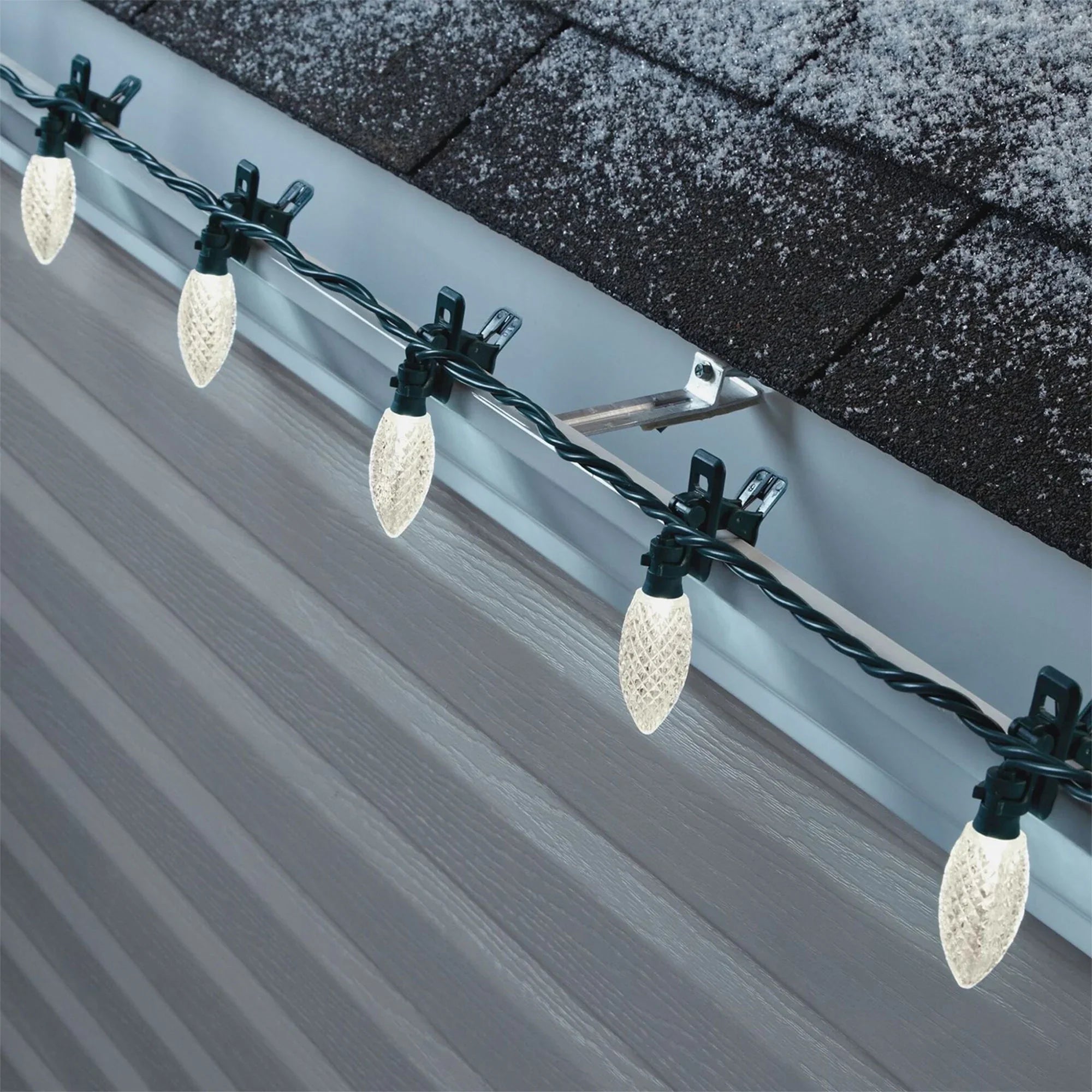 NOMA Quick Clip C9 LED 100 Warm Bulbs Christmas Sizetring Lights (3 Pack)