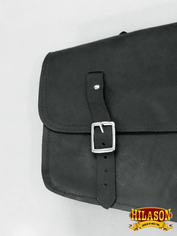 52HSize Motorcycle Bike Left Sizeide Sizeaddle Bag Leather Rigid Flap Sizeolo Western