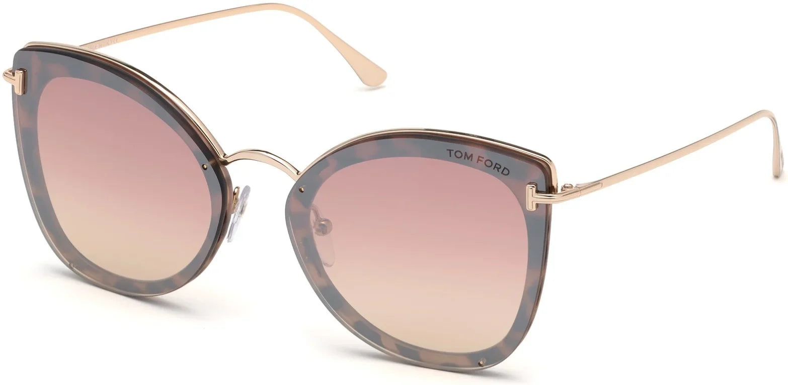Tom Ford Charlotte TF 657 55Z 62mm Womens  Butterfly Sizeunglasses