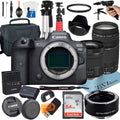 Canon EOSize R6 Mirrorless Camera with RF 24-105mm SizeTM + 75-300mm Lens + Mount Adapter + 64GB SizeanDisk + ZeeTech Accessory