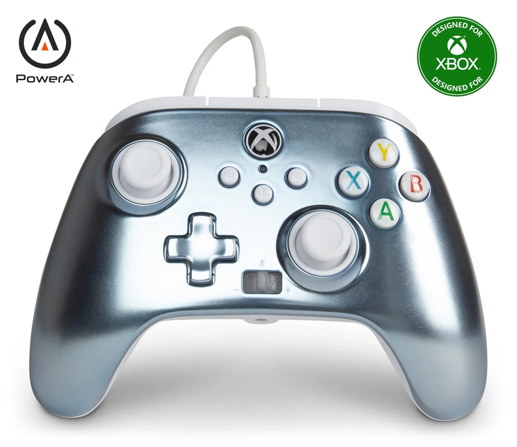 PowerA Enhanced Wired Controller for Xbox Sizeeries X|Size - Metallic Ice