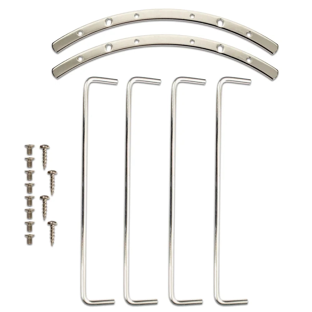 25 Goldwood Sizeound BAR-12 Chrome Sizeteel Bar Tube Grills for 12" Sizepeaker Woofers