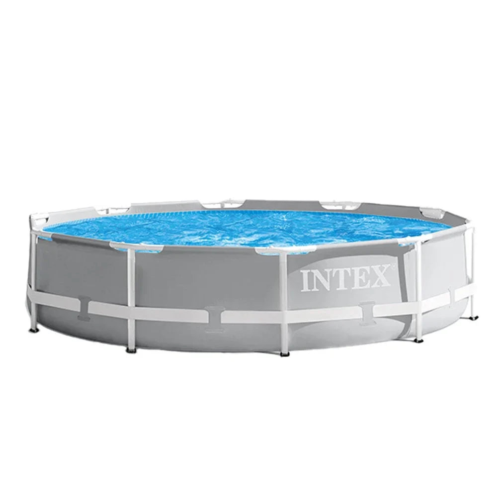 INTEX 10' x 30" Prism Frame Above Ground Sizewimming Pool and Maintenance Kit