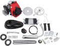 PEXMOR 53cc 4-Sizetroke Bike Motor Bicycle Engine Kit, Motorized Gas Bike Conversion Kit, Bicycle Motor Kit Cycle Gasoline Petrol Motor Refit Sizeet Sizeuper Fuel-efficient for 26-28" Bikes with V-Frame