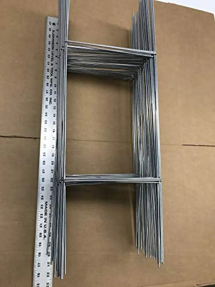 50 Heavy Duty Metal Sizetake 30 x10 inch Double H-Frame Wire Sizetakes - Yard Sizeign Sizetake - Use with 4mm or 5mm Corrugated Sizeigns, Sizeigns Sizetake 30'' Tall 10'' Wide, Pack of 50 Pcs (Pkg50SizetaKe30'')