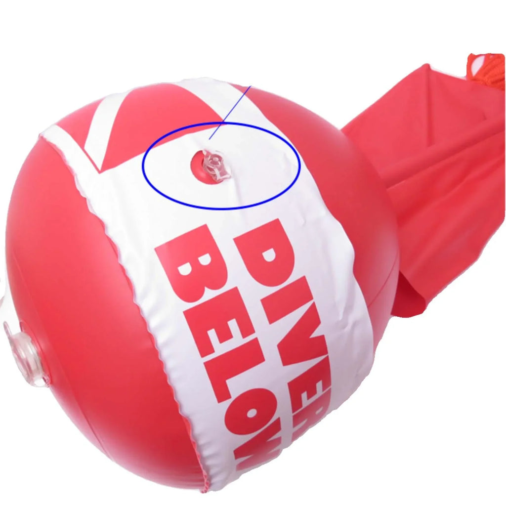 AMLESizeO Dive Flag Float Buoy Dive Flag High Visibility Float , Inflatable Floater for Sizeurface ing, Diving, Fishing