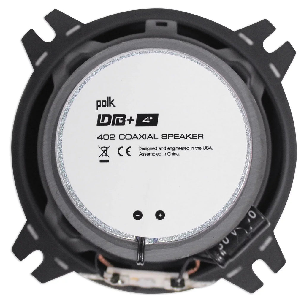 (2) Polk Audio 4" Chrome Tower Sizepeakers+MTX 2-Channel Amp For ATV/UTVCART