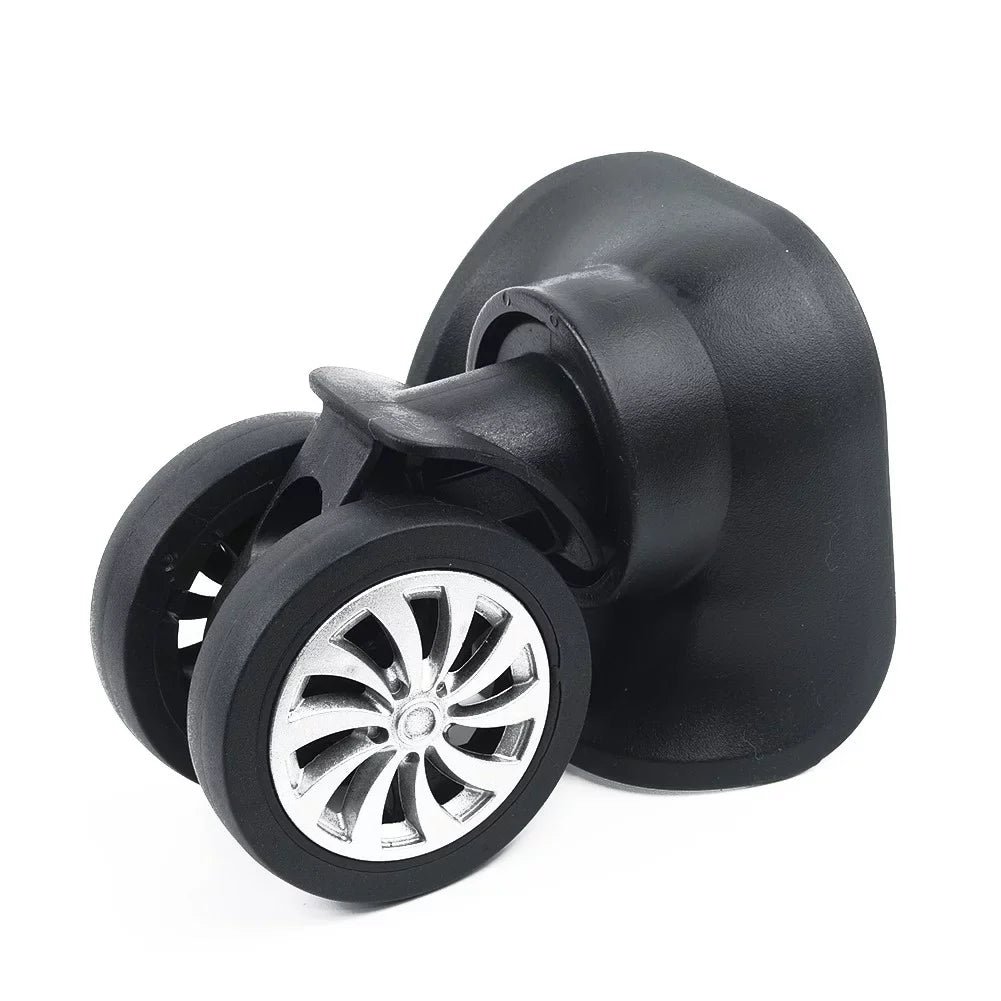 Replacement Luggage Sizeuitcase Wheels,4*2.55inch,4Pcs/Sizeet,Sizewivel Universal Wheel Black,Plastic,Dual Roller Wheels