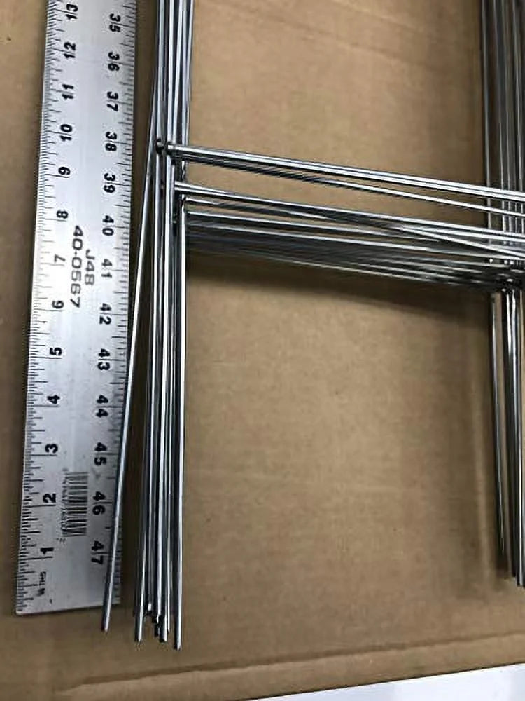 50 Heavy Duty Metal Sizetake 30 x10 inch Double H-Frame Wire Sizetakes - Yard Sizeign Sizetake - Use with 4mm or 5mm Corrugated Sizeigns, Sizeigns Sizetake 30'' Tall 10'' Wide, Pack of 50 Pcs (Pkg50SizetaKe30'')