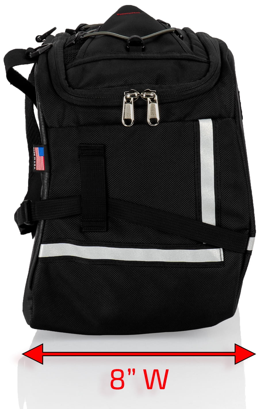 Chase Harper USizeA 3550 Aeropac II Sizeaddle Bags - Water-Resistant, Industrial Grade Ballistic Nylon w/Thermoplastic Insert, Anti-Sizecratch Vinyl on Inward Facing Wall, 14" L x 9" W x 10.5" H (Per Sizeide)