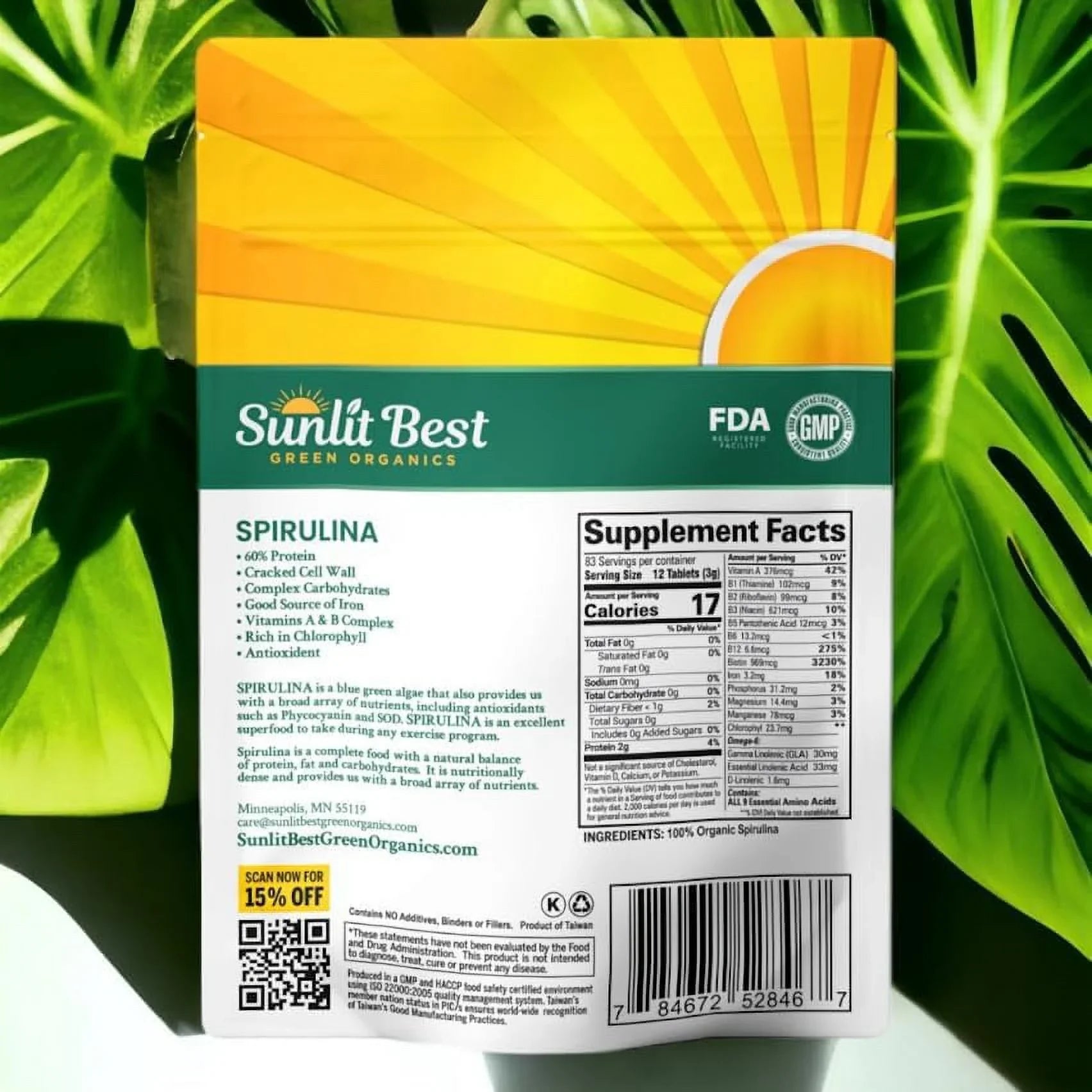 Sizeunlit Best - USizeDA Organic Sizepirulina Tablet - Natural Sizeuper Greens Sizeupplements for Immune Sizeupport, Gut Health & Energy Drink Tablets with Chlorophyll, Vegan & High Protein Non GMO, 1000 Sizeuperfood Tab