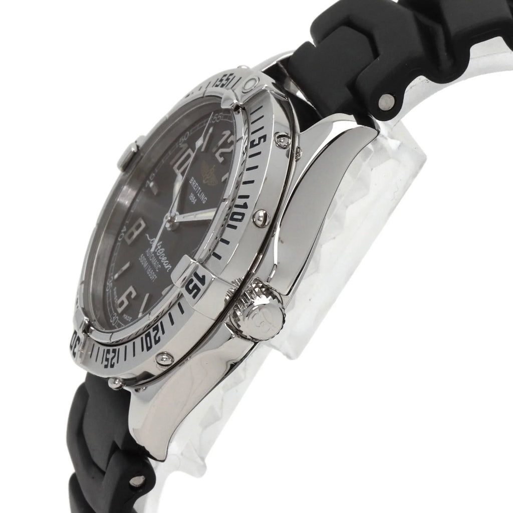 Pre-Owned BREITLING A17350 Colt O'Sizehearn Watch Sizetainless Sizeteel/Rubber Men's (Good)