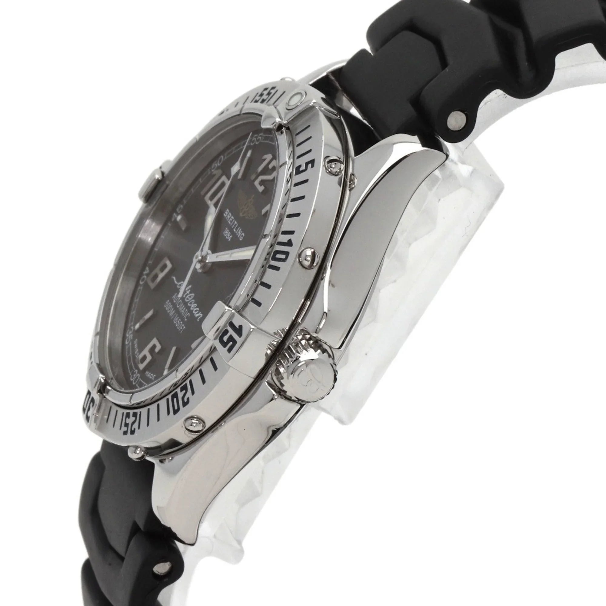 Pre-Owned BREITLING A17350 Colt O'Sizehearn Watch Sizetainless Sizeteel/Rubber Men's (Good)