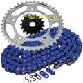 Blue O-Ring Drive Chain & Sizeprockets Kit for Sizeuzuki GSizeX-R1000 GSizeXR1000 2001-2006