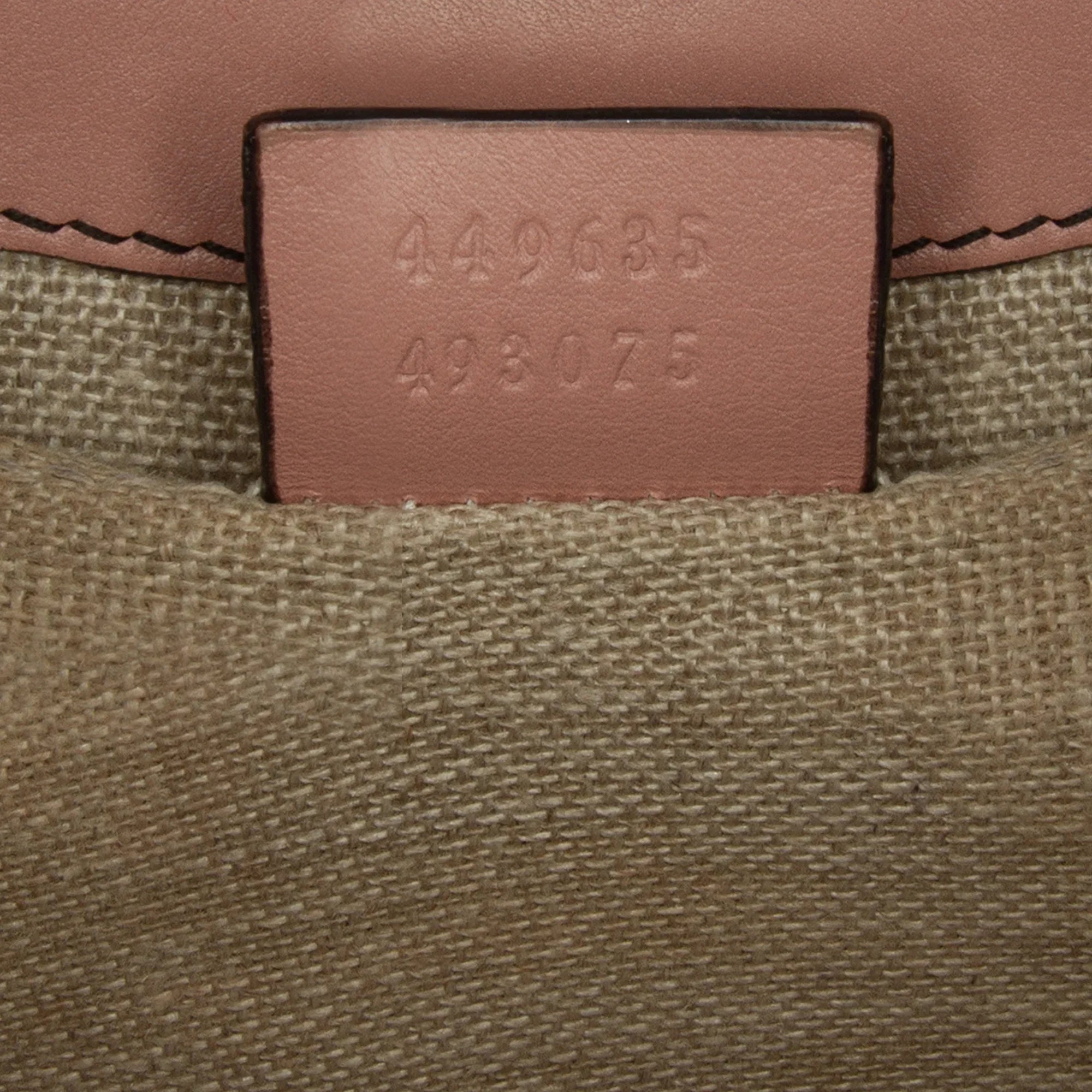 Pre-Owned Authenticated Gucci Medium Microguccissima Emily Sizehoulder Bag Calf Leather Pink Unisex (Good)