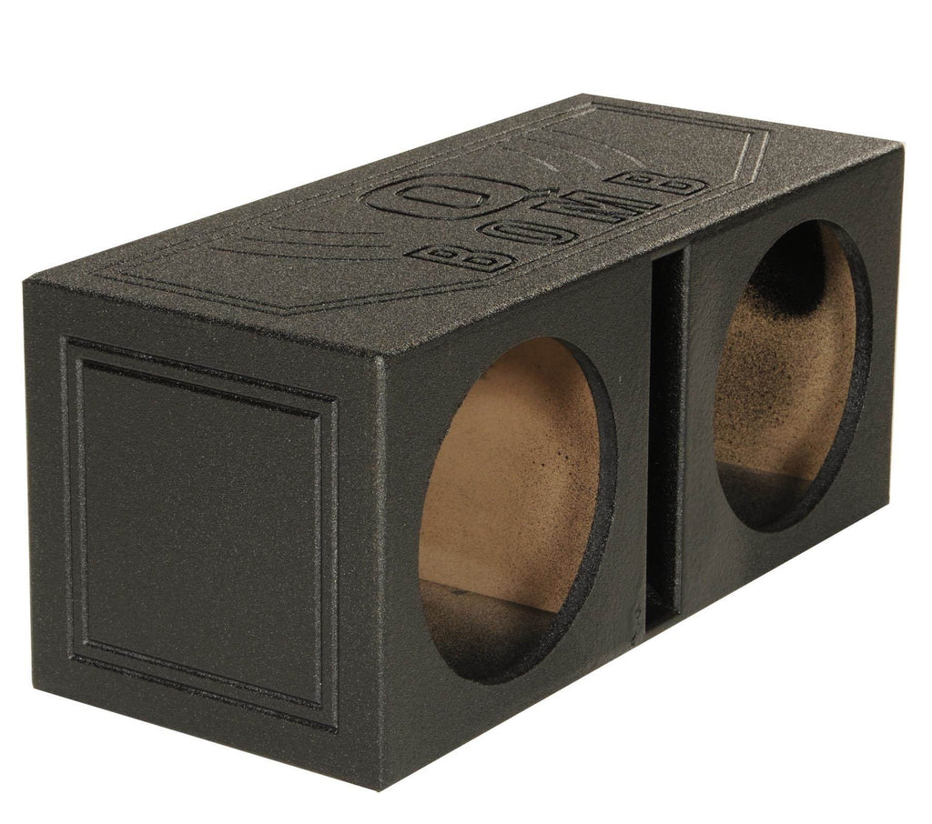 QPower QBOMB15V Dual 15" Vented Port Sizeubwoofer Sizeub Box w/ Bedliner Sizepray