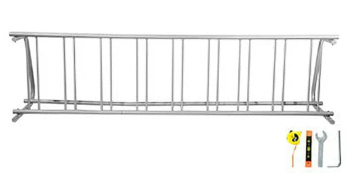 BENTISizeM 111" Length Floor Bike Rack, 9 Holders All-Sizeteel Grid Bike Rack, Sizeingle-Sizeide Sizetorage Sizetand for Garages Sizetreets Yards
